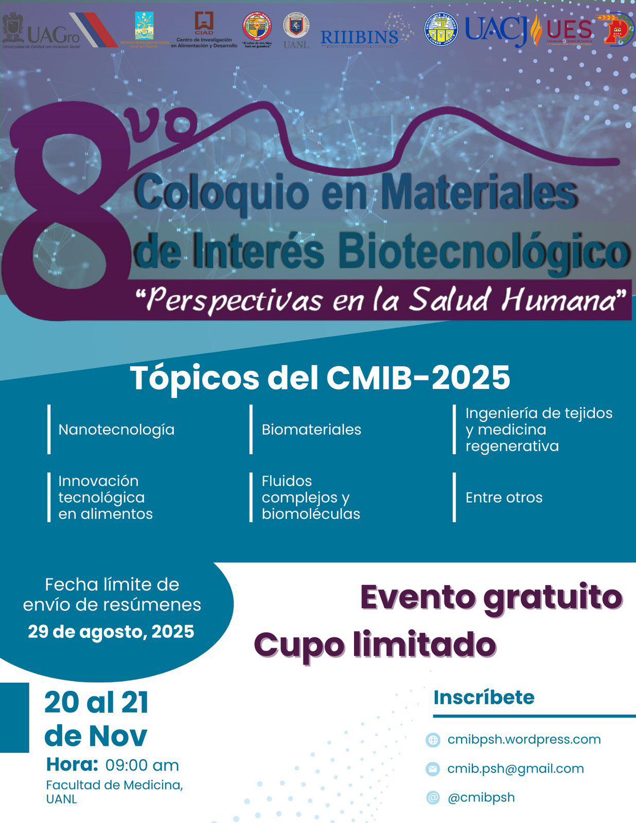 8 Coloquio Materiales Interes Biotecnologico