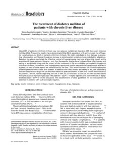 18. The treatment of diabetes mellitus of patients with chronic liver disease-2-01