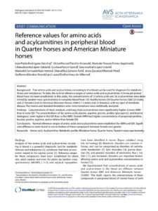 20. Reference values for amino acids and acylcanitines in peripheral blood-1-01
