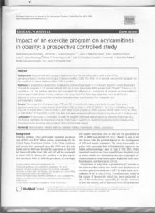 Impact of an exercise program..