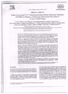 Folate Levels and.. ELSEVIER 32