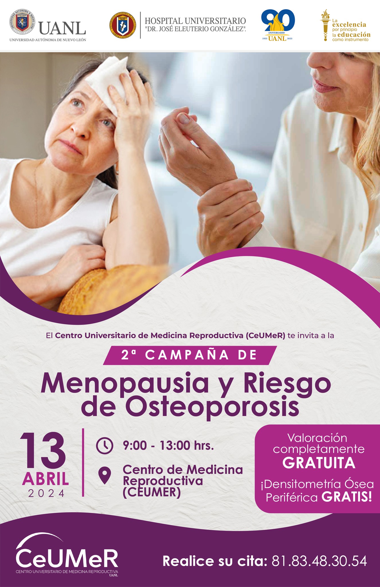 2a Campaña de Menopausia y Riesgo de Osteoporosis