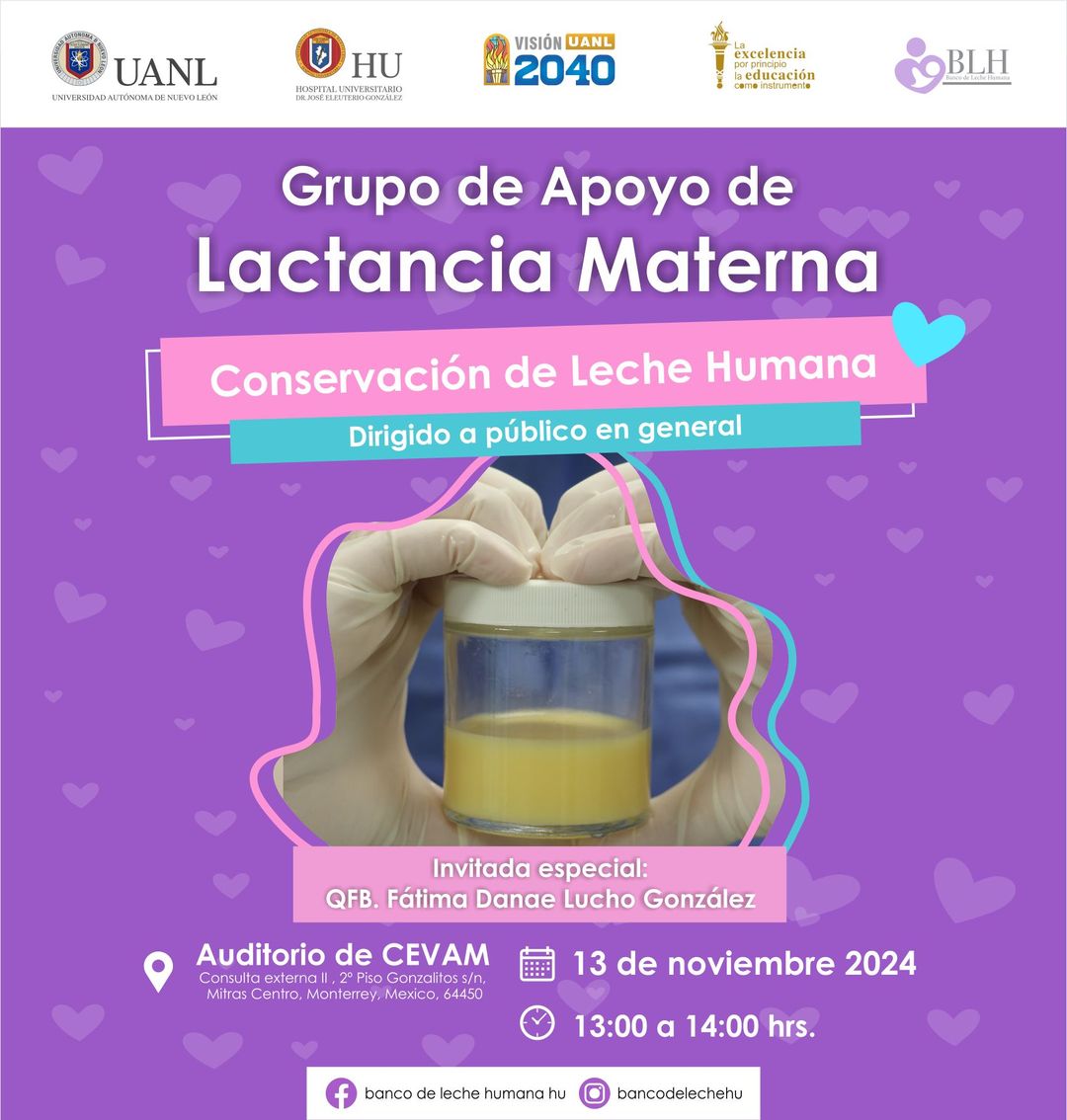 Grupo de Apoyo de Lactancia Materna para mamás.