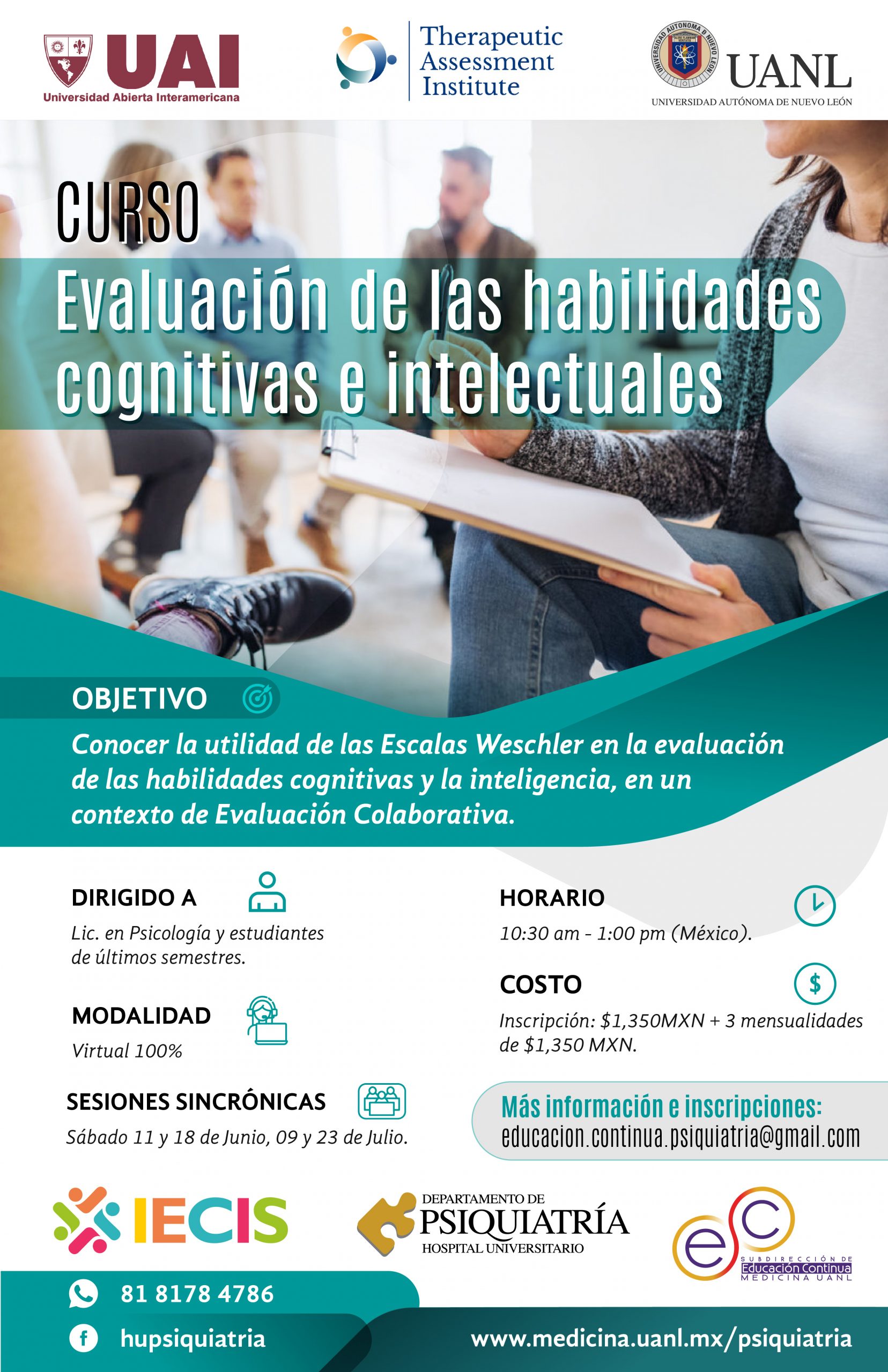Curso Evaluación de las habilidades cognitivas e intelectuales