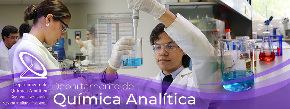 Bienvenido al Departamento de Química Analítica